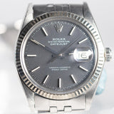 ROLEX DATEJUST Confetti No Lum Ref.1601 w.ROLEX SERVICE Paper
