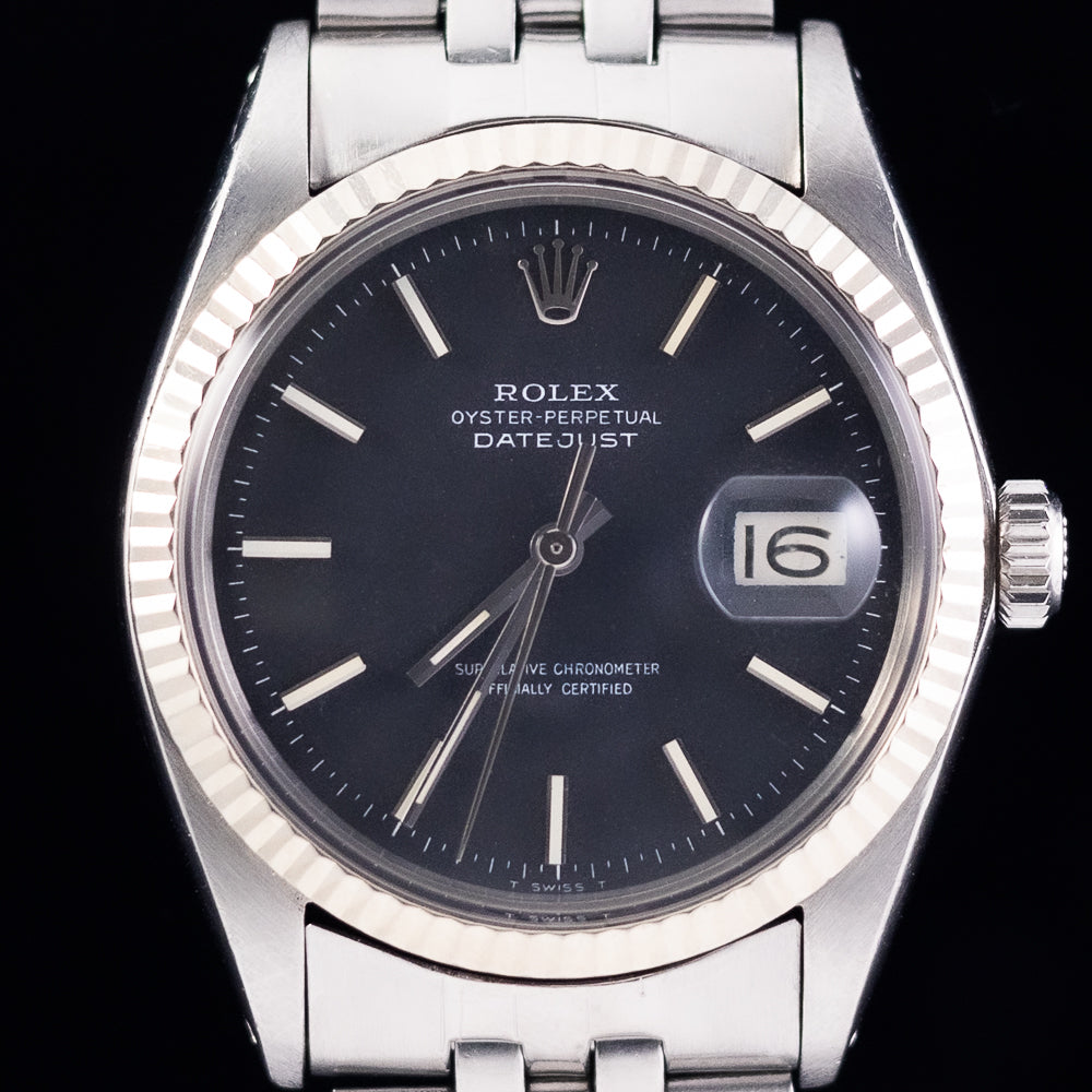 ROLEX DATEJUST Confetti No Lum Ref.1601 w.ROLEX SERVICE Paper