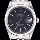 ROLEX DATEJUST Confetti No Lum Ref.1601 w.ROLEX SERVICE Paper