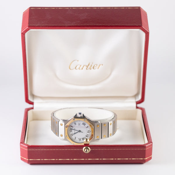 CARTIER LM SANTOS OCTAGON Ref.2966 AUTOMATIC BOX　