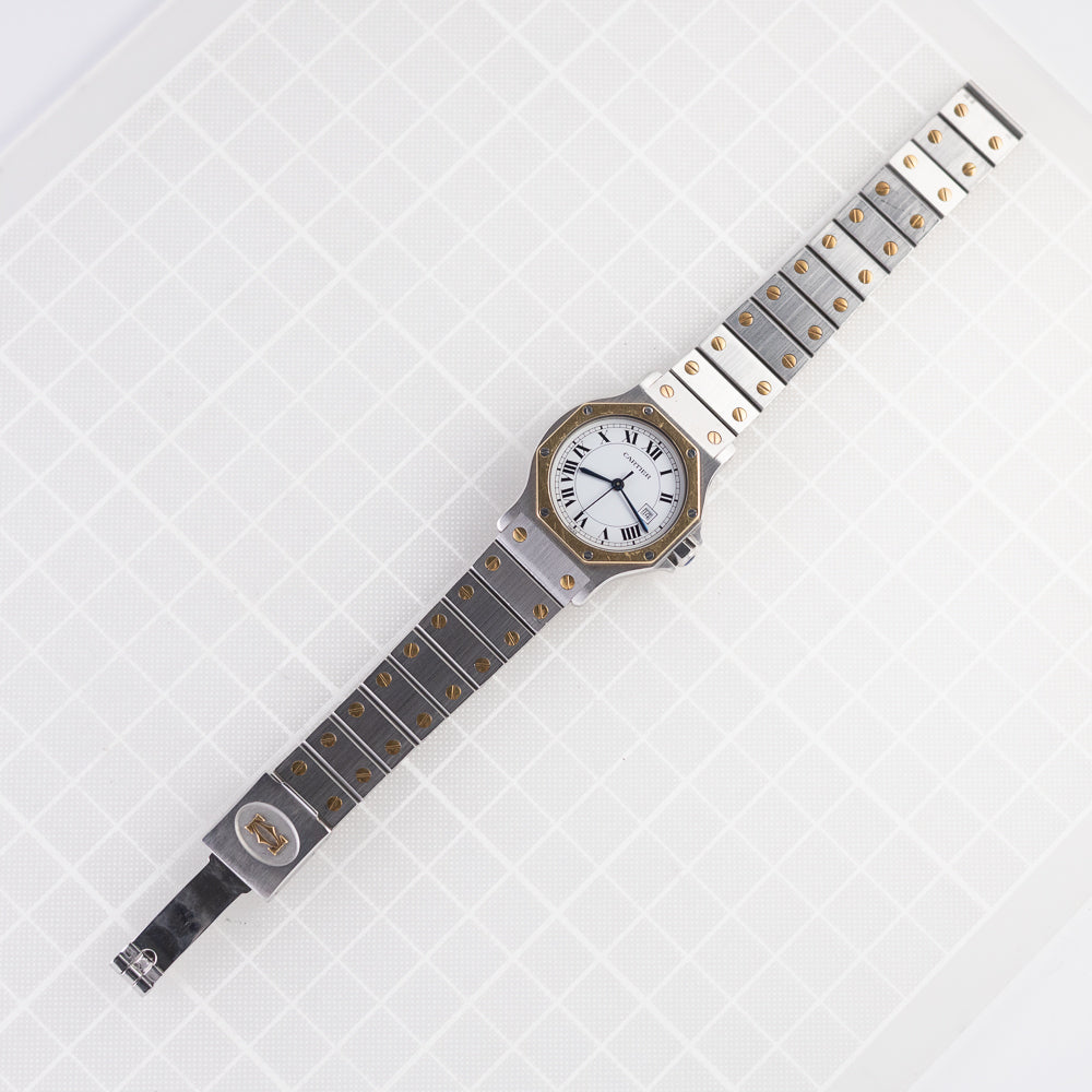CARTIER LM SANTOS OCTAGON Ref.2966 AUTOMATIC BOX　