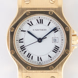 CARTIER LM SANTOS OCTAGON 18K Yellow Gold Automatic REF.2965