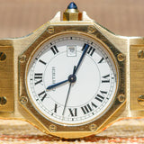 CARTIER LM SANTOS OCTAGON 18K Yellow Gold Automatic REF.2965