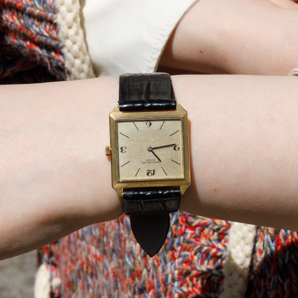 PATEK PHILIPPE Linen Dial Ref.3526