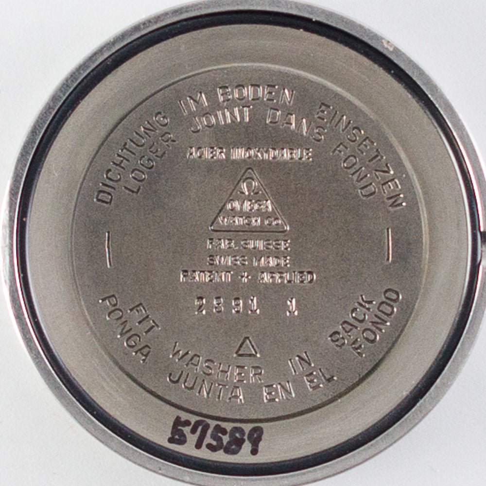 OMEGA Cal.267 Black Gilt Pie Pan Dial Ref.2891