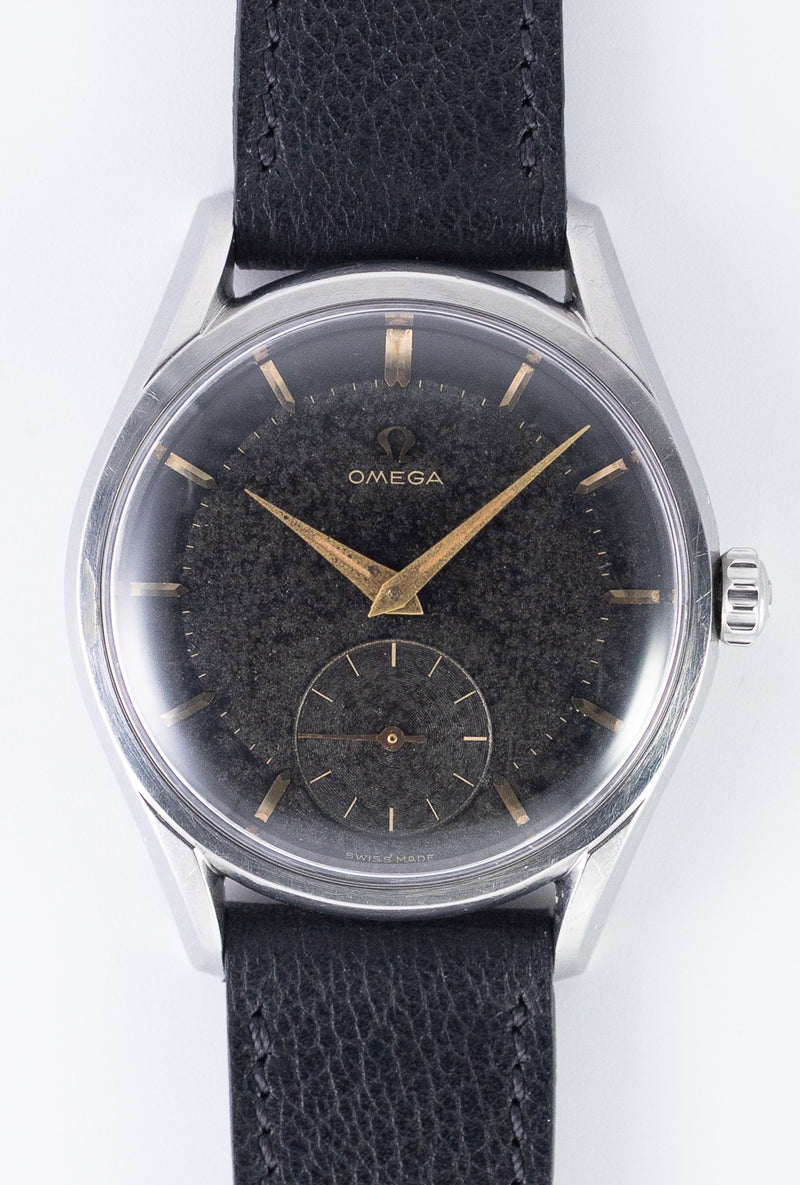 OMEGA Cal.267 Black Gilt Pie Pan Dial Ref.2891