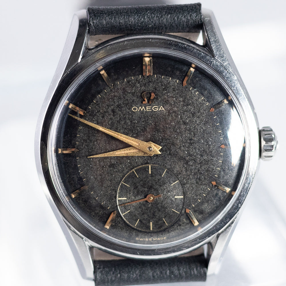 OMEGA Cal.267 Black Gilt Pie Pan Dial Ref.2891