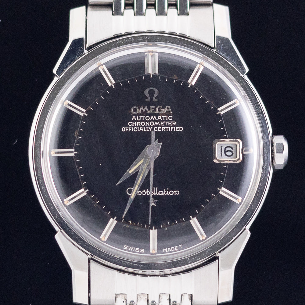 OMEGA Constellation Mint Black Gilt Dial Ref.168.005