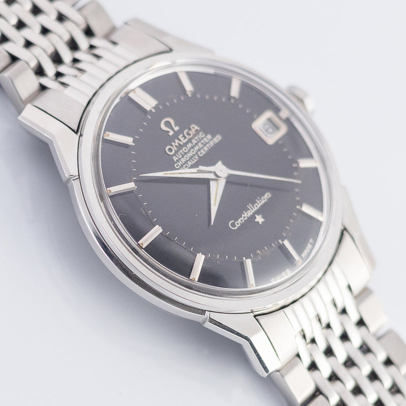 OMEGA Constellation Mint Black Gilt Dial Ref.168.005 – TIMEANAGRAM