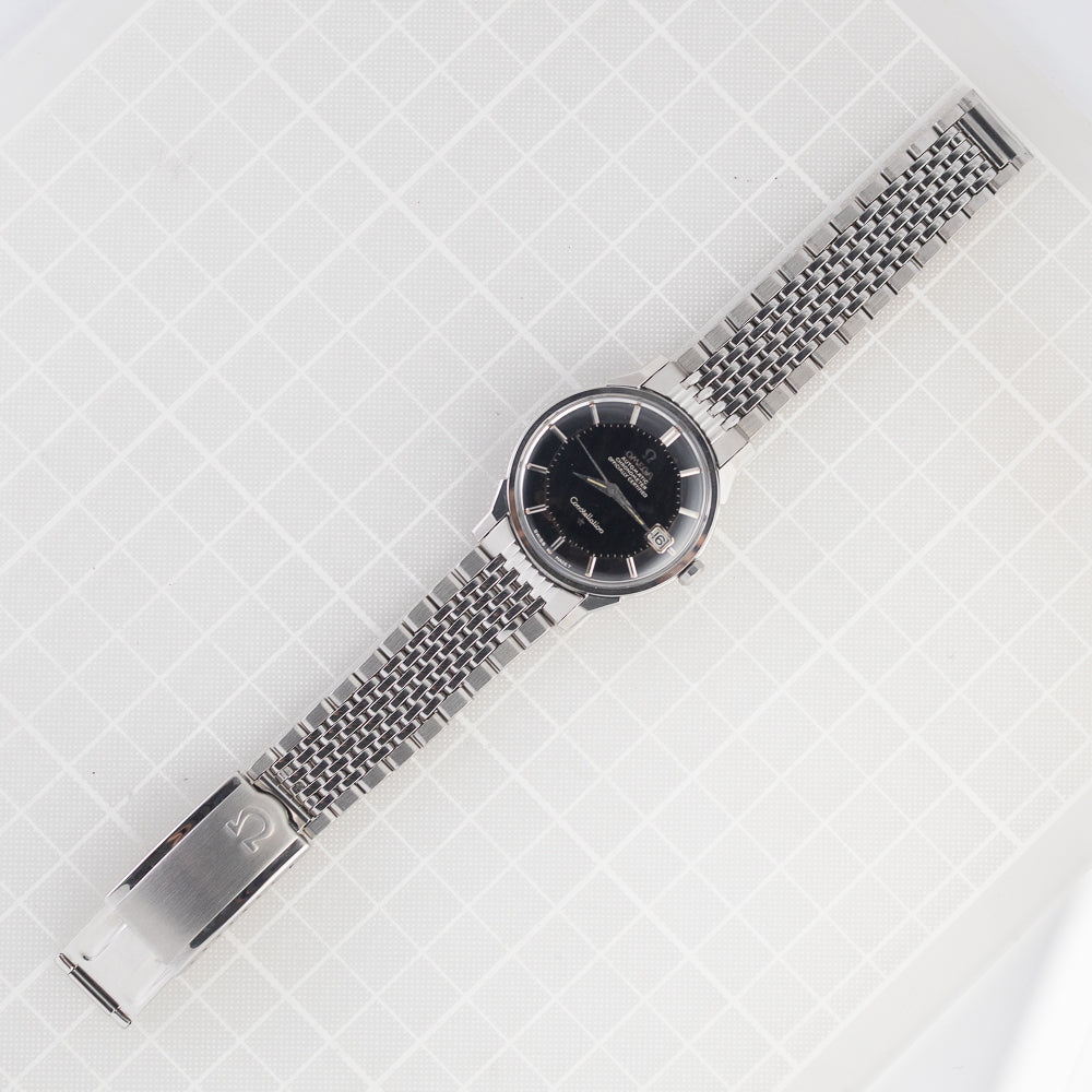 OMEGA Constellation Mint Black Gilt Dial Ref.168.005