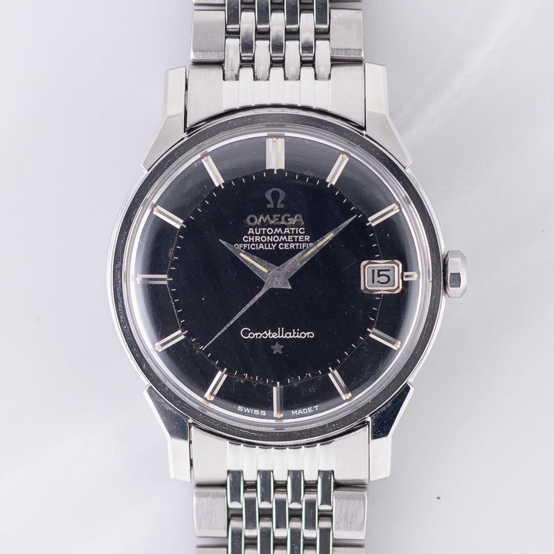 OMEGA Constellation Mint Black Gilt Dial Ref.168.005 – TIMEANAGRAM