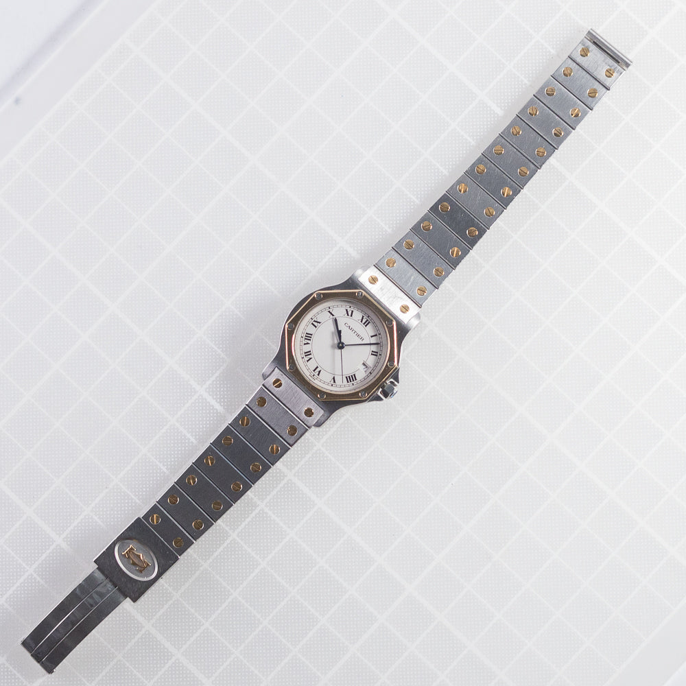 CARTIER LM SANTOS OCTAGON Ref.187902 with BOX
