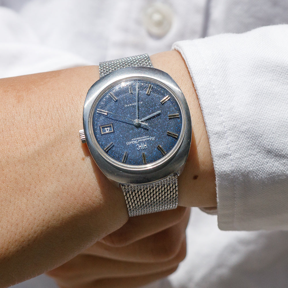 IWC BLUE MARBLE DIAL Ref.R815A BOX and Warranty Paper – TIMEANAGRAM