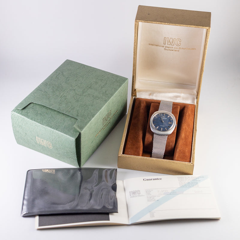 IWC BLUE MARBLE DIAL Ref.R815A BOX and Warranty Paper