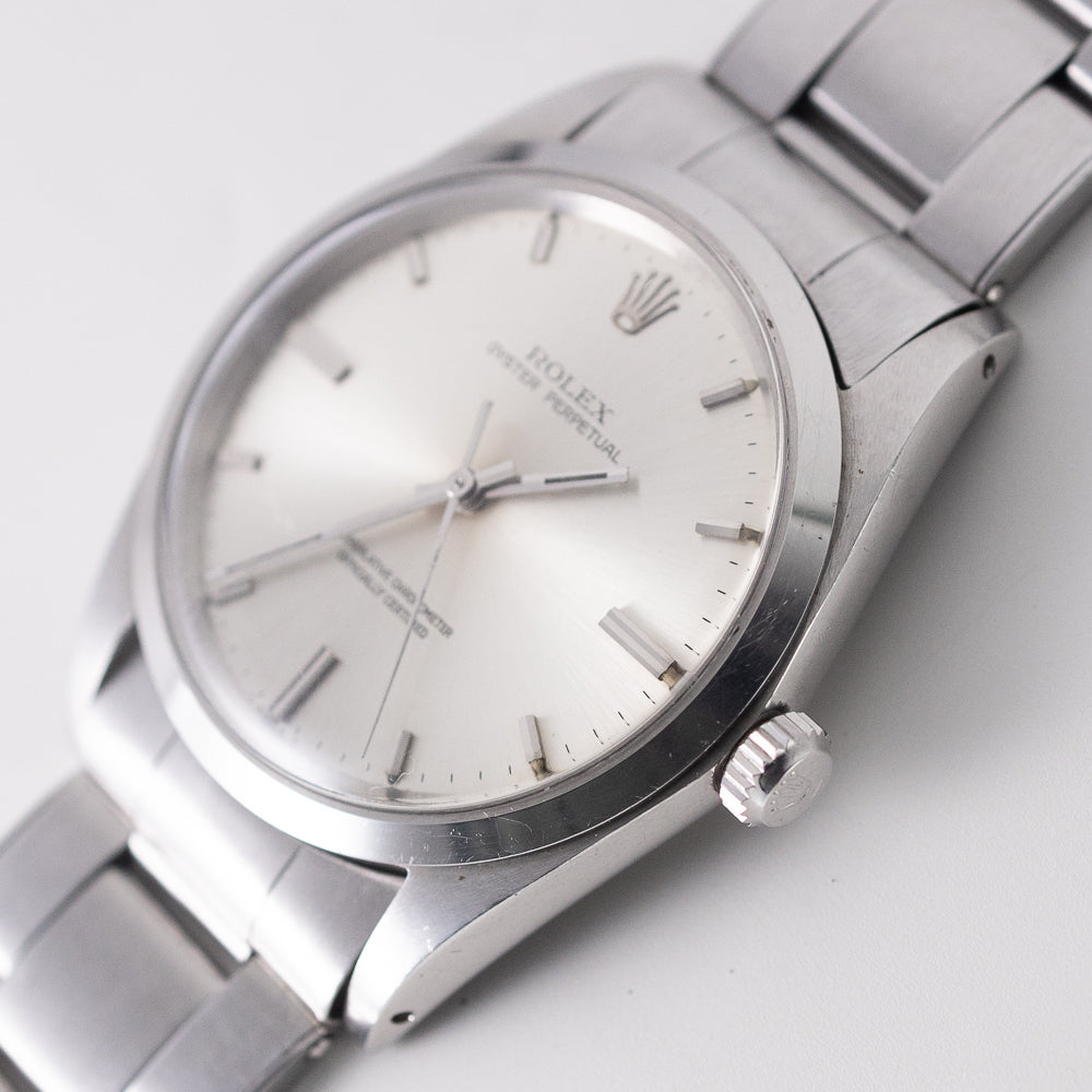 ROLEX OYSTER PERPETUAL Ref.1018 Box and Warranty Paper