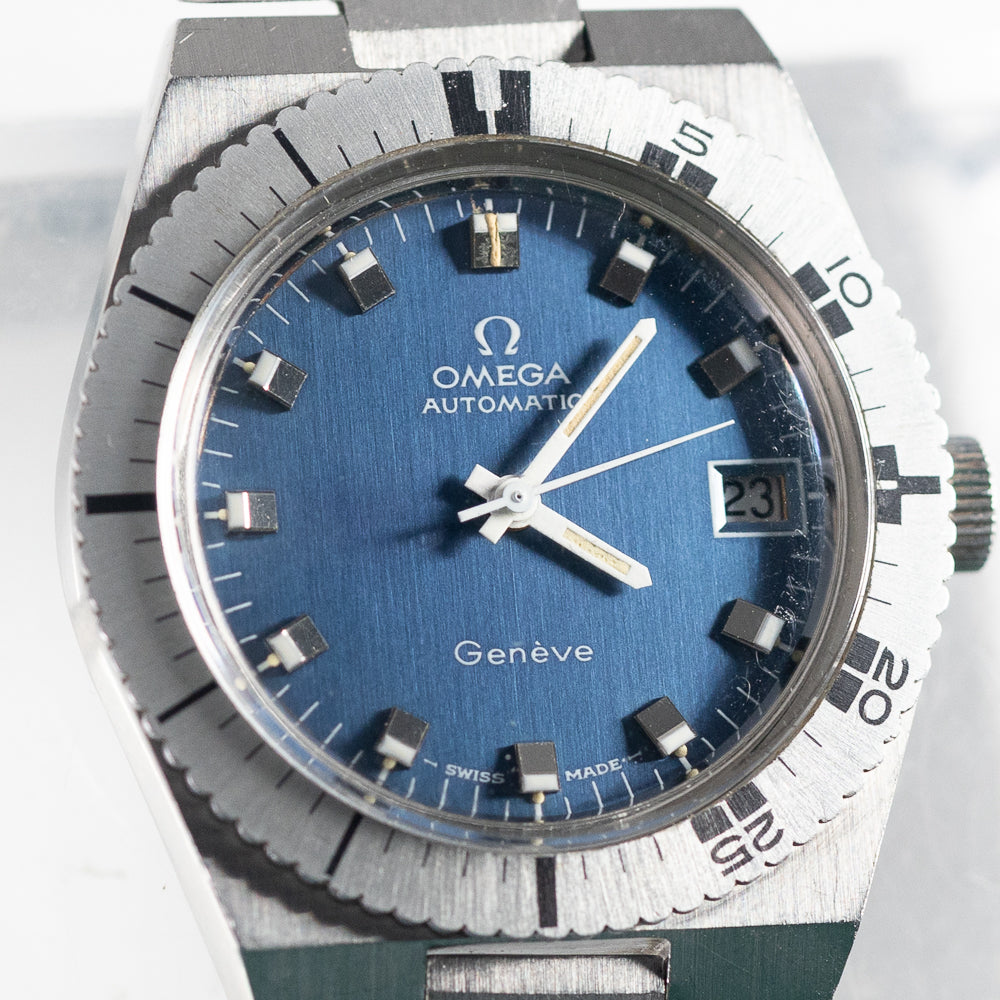 OMEGA GENEVE Diver Ref.166.0124 Blue Dial