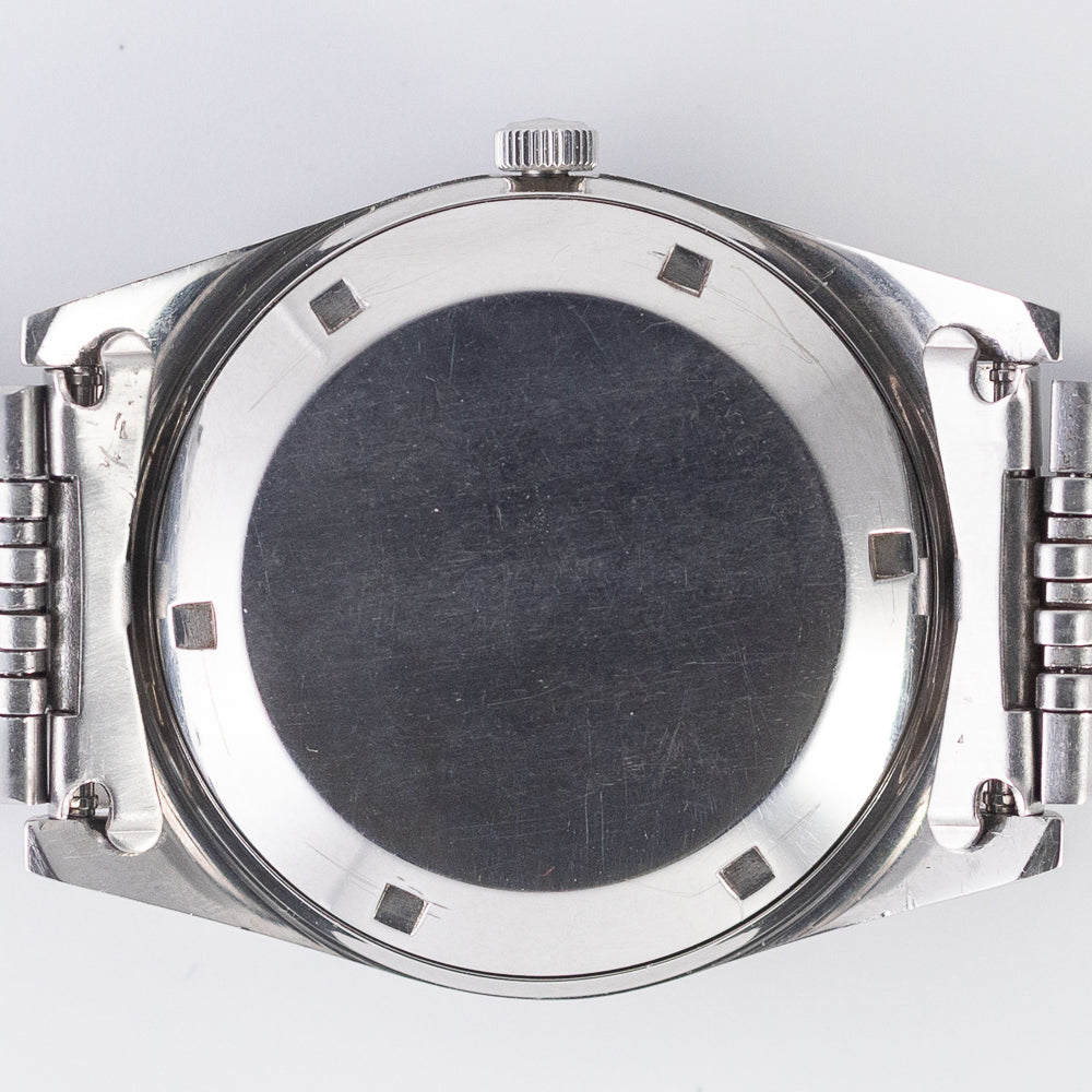 ZENITH Gray Dial Cal.2542 rare Blue Hand