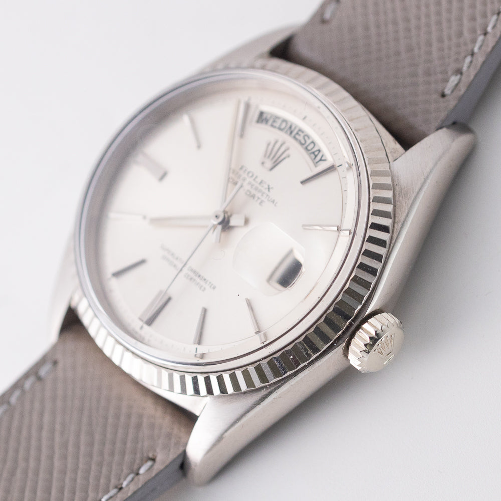 ROLEX DAY-DATE “Doorstop Dial”  18K White Gold Ref.1803