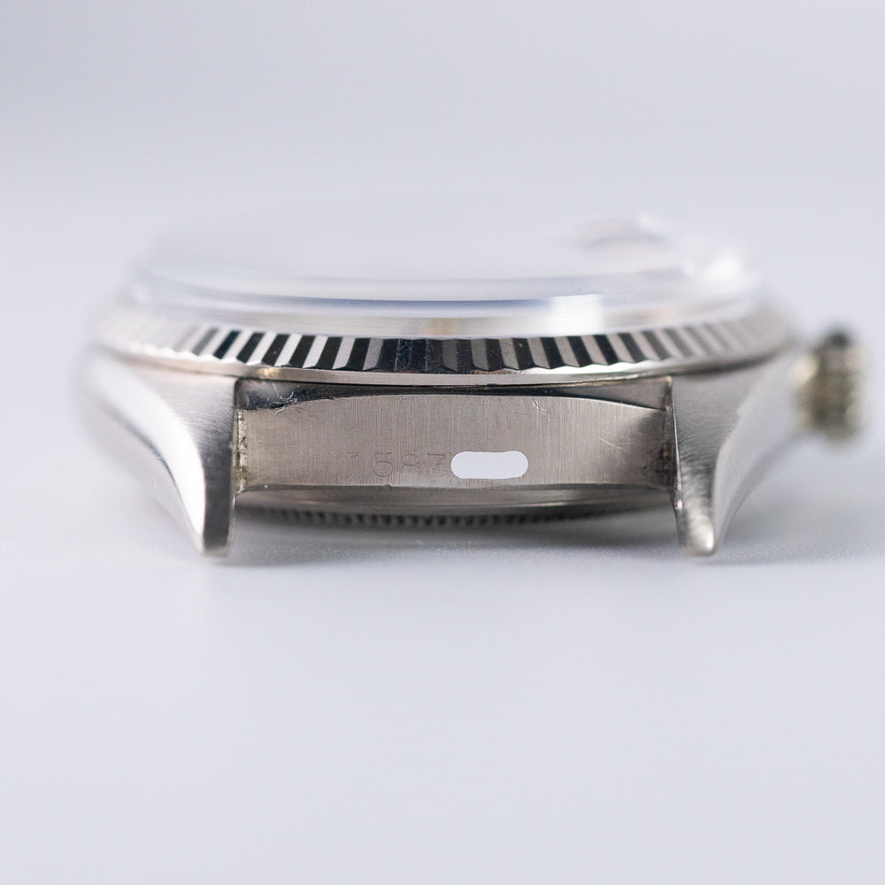 ♠︎　7/20までお取り置き ROLEX DAY-DATE “Doorstop Dial” 18K White Gold Ref.1803 – TIMEANAGRAM