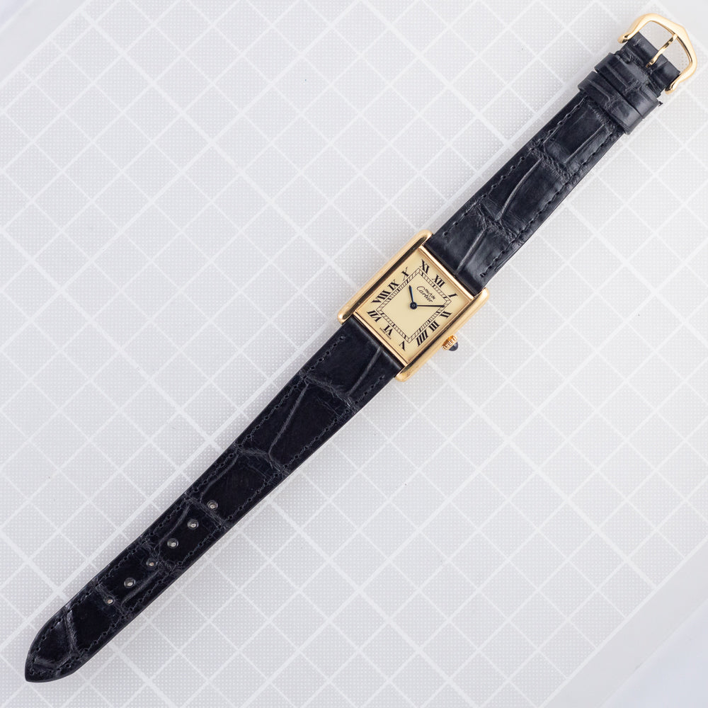 CARTIER LM must de TANK Manual Winding