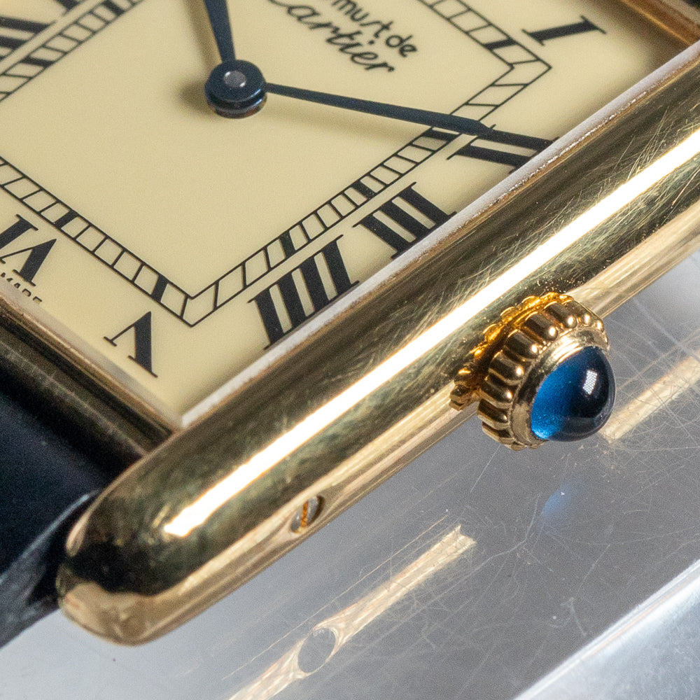 CARTIER LM must de TANK Manual Winding