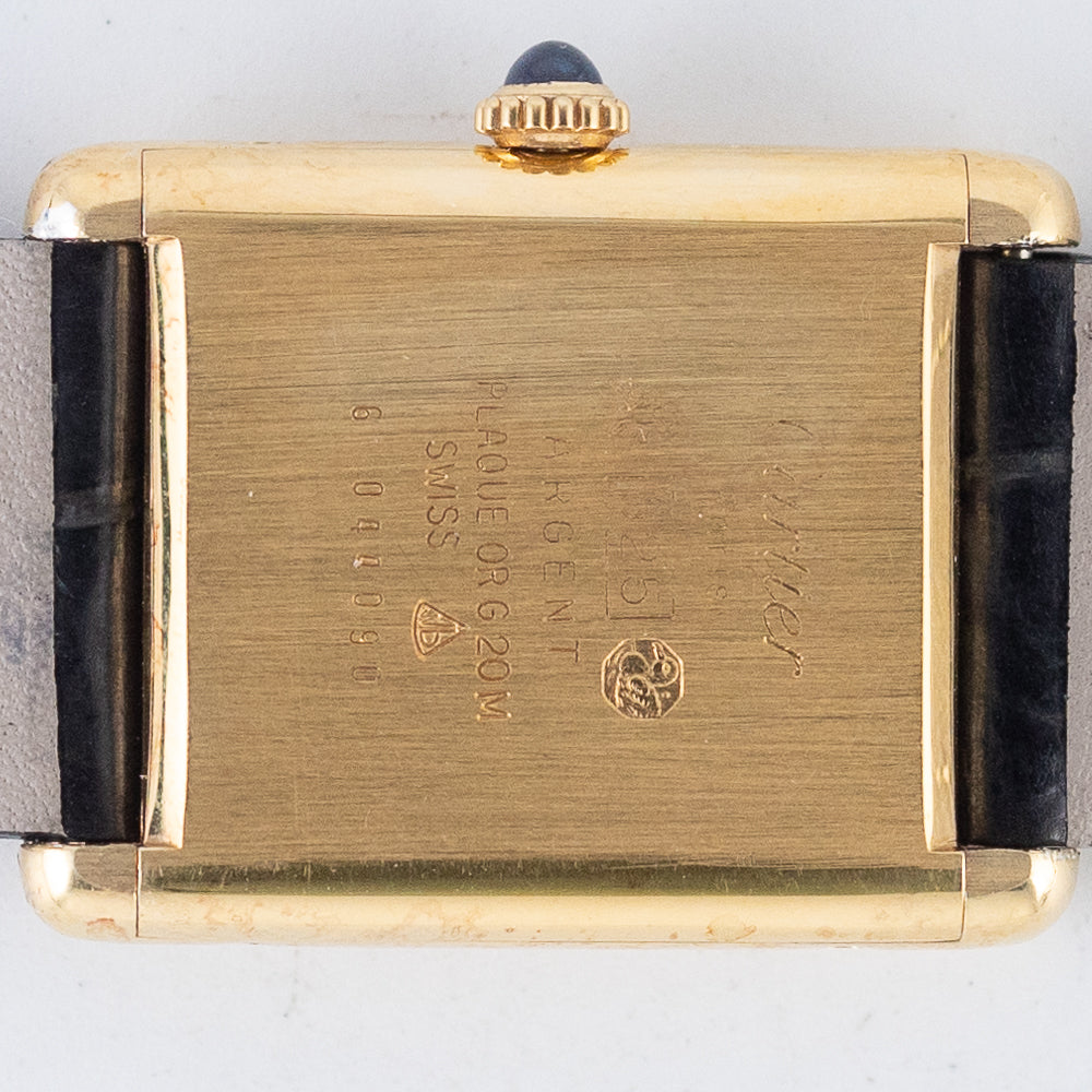 CARTIER LM must de TANK Manual Winding