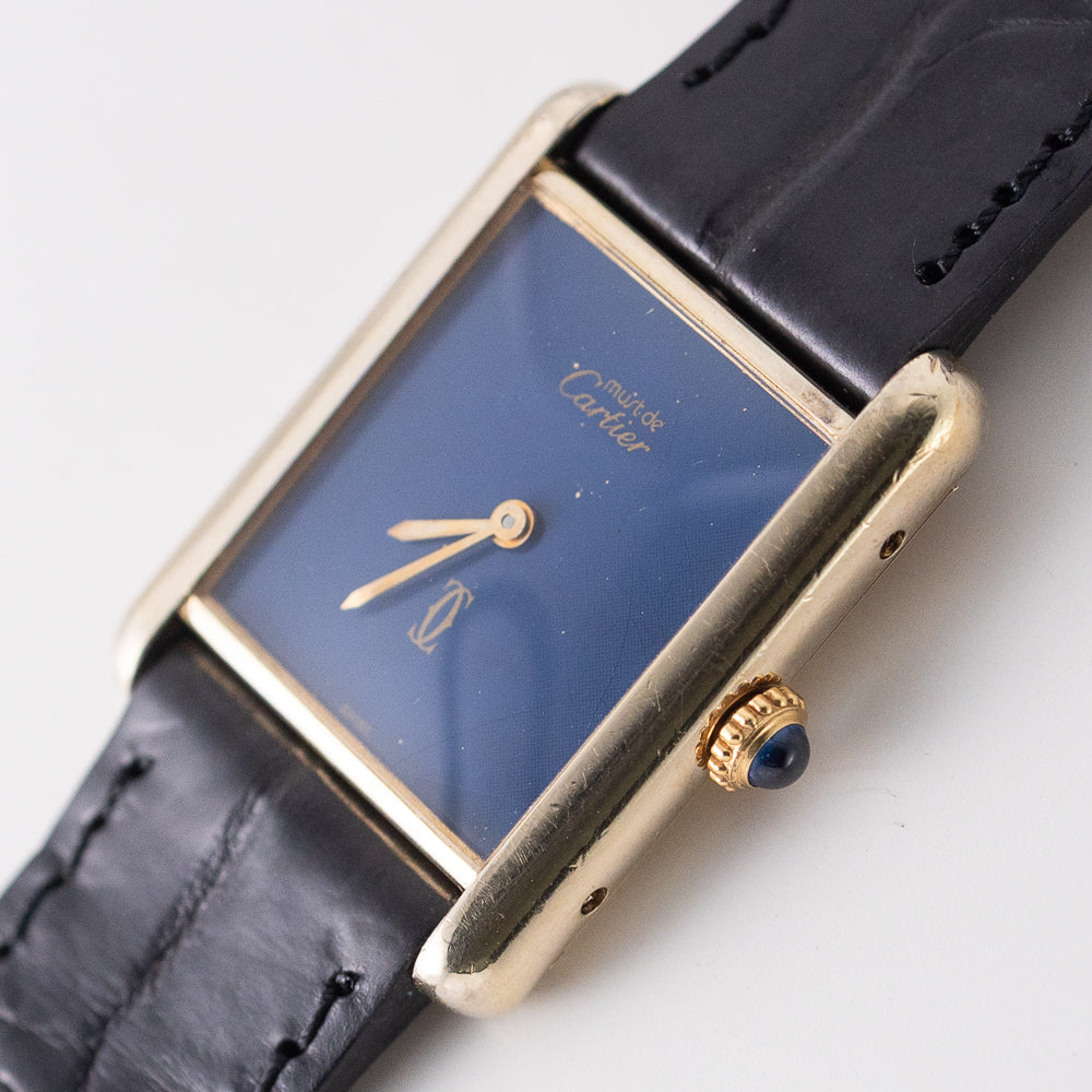 CARTIER LM MUST DE TANK LAPIS LAZURI - Like