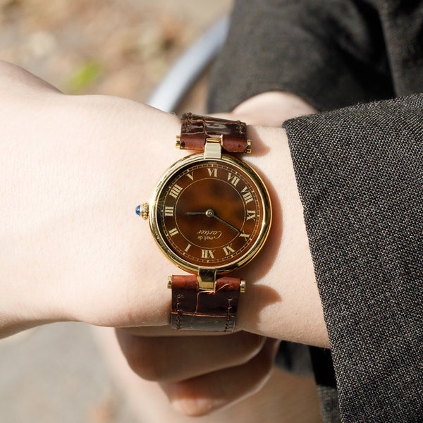 CARTIER LM VENDOME Tortoiseshell - Like Ref.590003