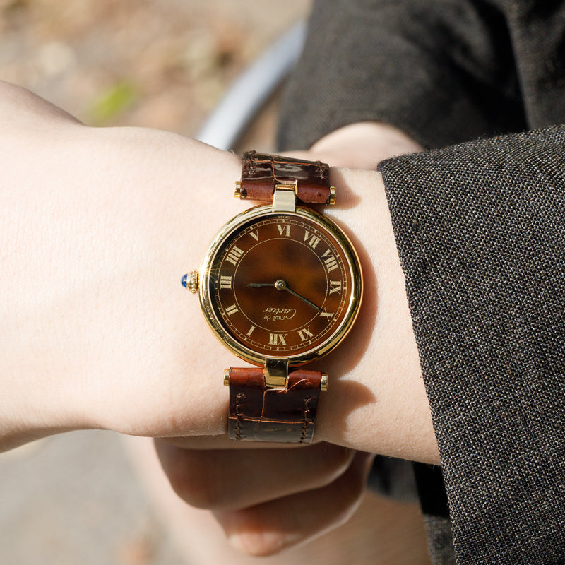 CARTIER LM VENDOME Tortoiseshell - Like Ref.590003