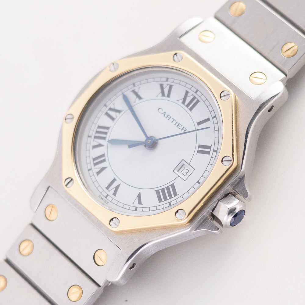 CARTIER LM SANTOS OCTAGON Automatic Ref.2966