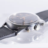 ANGELUS waterploof Micro Pusher Chronograph Black Gilt Dial Cal.215