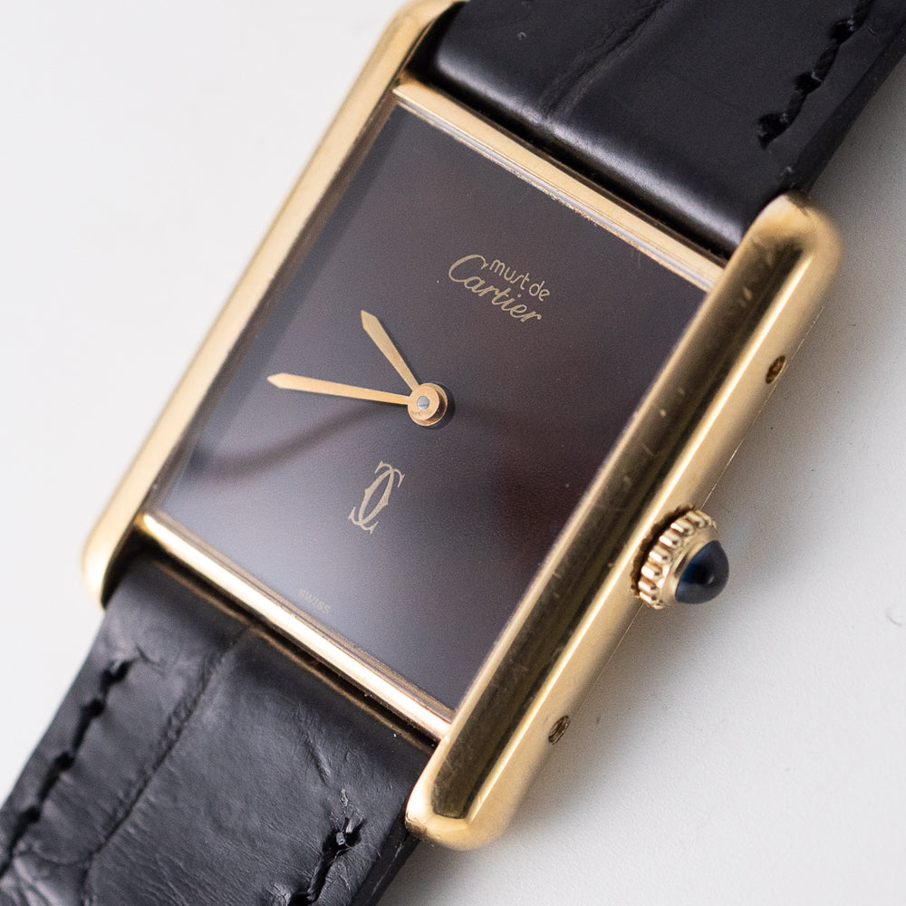 CARTIER LM MUST DE TANK Tortoiseshell - Like
