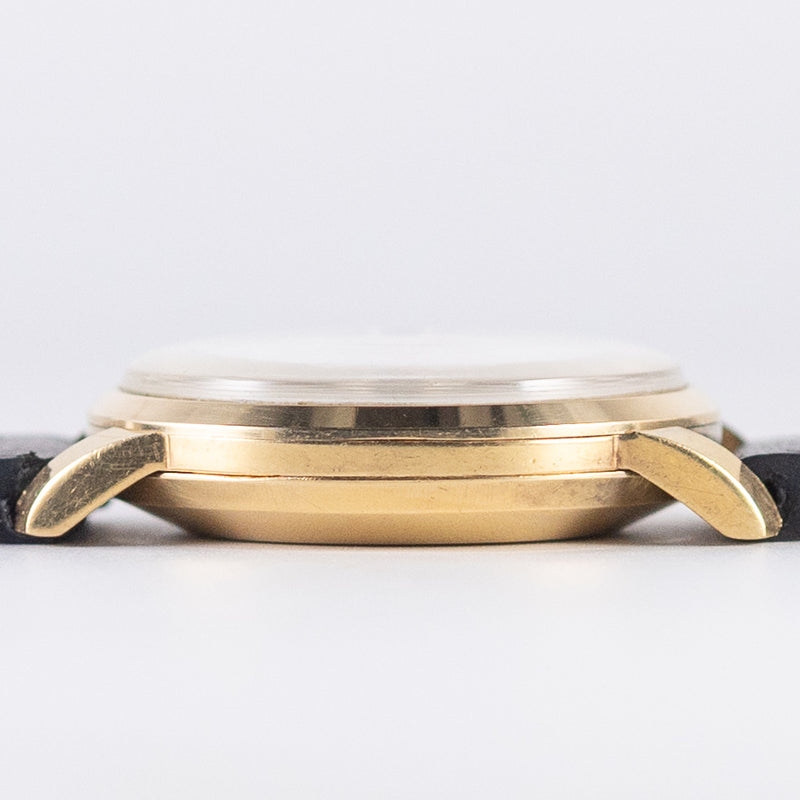 IWC Black Gilt Dial 18KYG Cal.8531