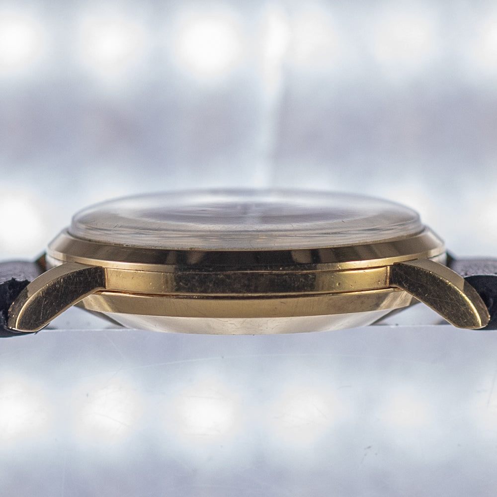 IWC Black Gilt Dial 18KYG Cal.8531