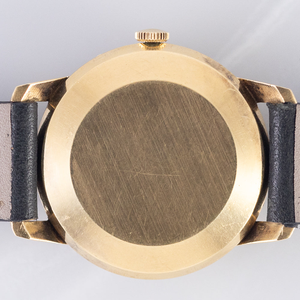 IWC Black Gilt Dial 18KYG Cal.8531