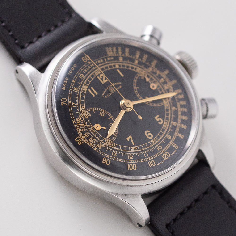 ELECTION Big Pusher Chronograph Valjoux 23 Waterploof Staybrite