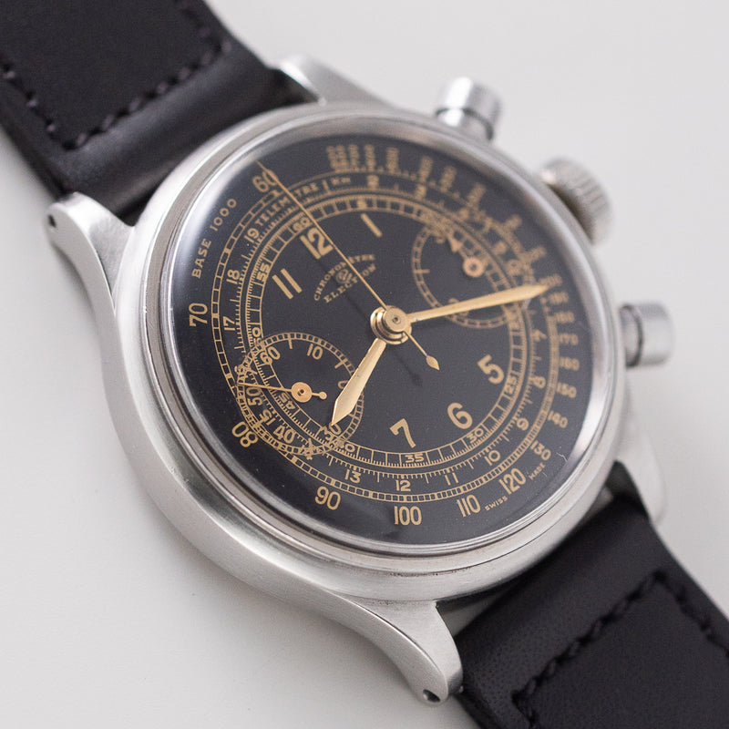 ELECTION Big Pusher Chronograph Valjoux 23 Waterploof Staybrite