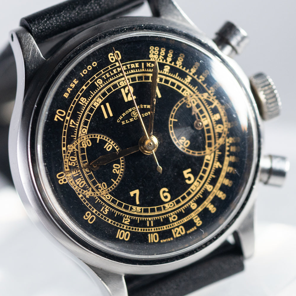 ELECTION Big Pusher Chronograph Valjoux 23 Waterploof Staybrite