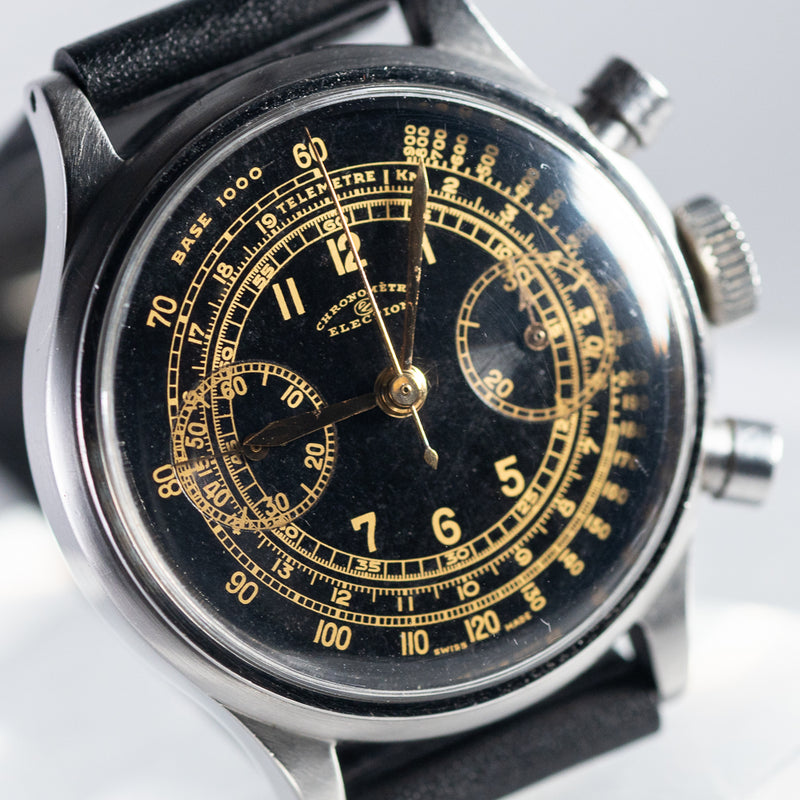 ELECTION Big Pusher Chronograph Valjoux 23 Waterploof Staybrite