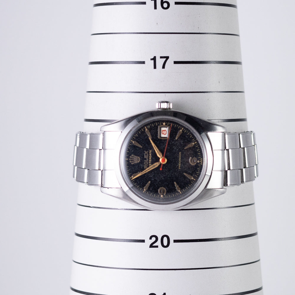 ROLEX OYSTER Black Gilt Ref.6494