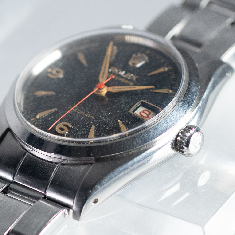 ROLEX OYSTER Black Gilt Ref.6494
