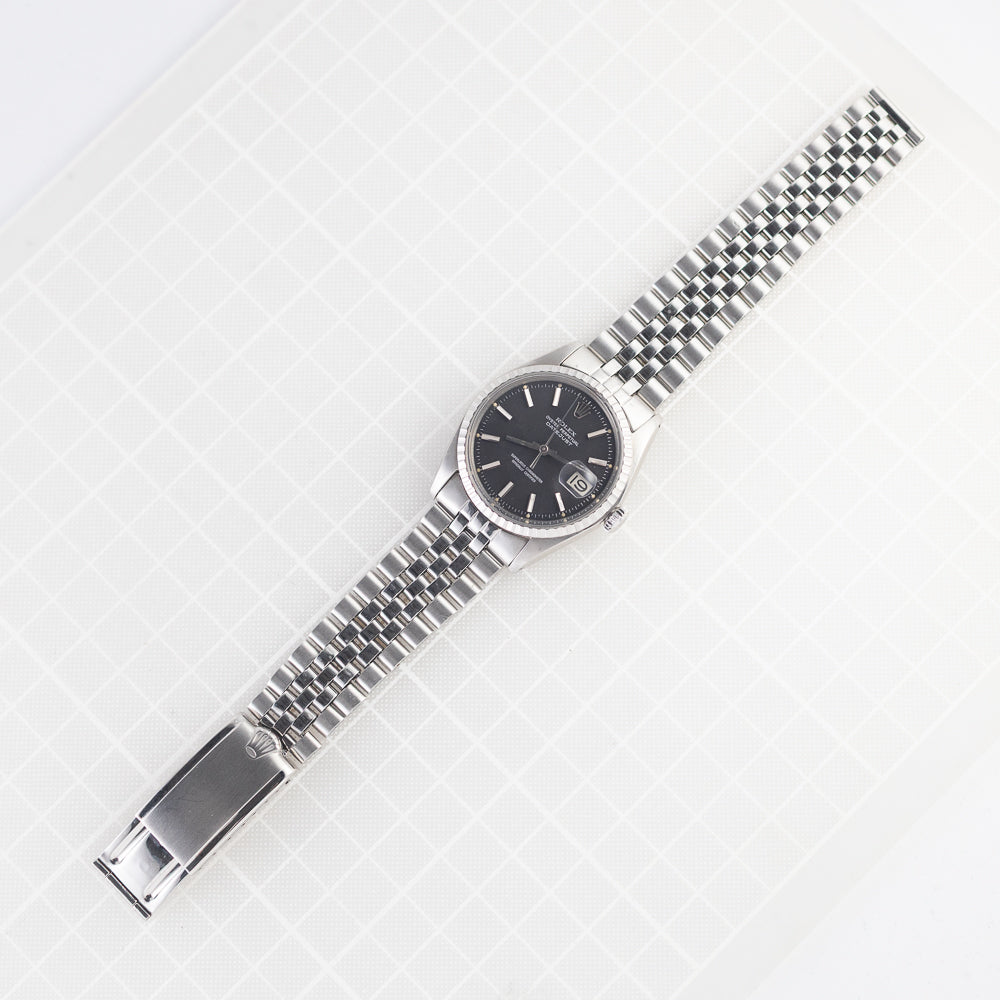 ROLEX DATEJUST Black Matte Ref.1603