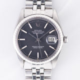 ROLEX DATEJUST Black Matte Ref.1603