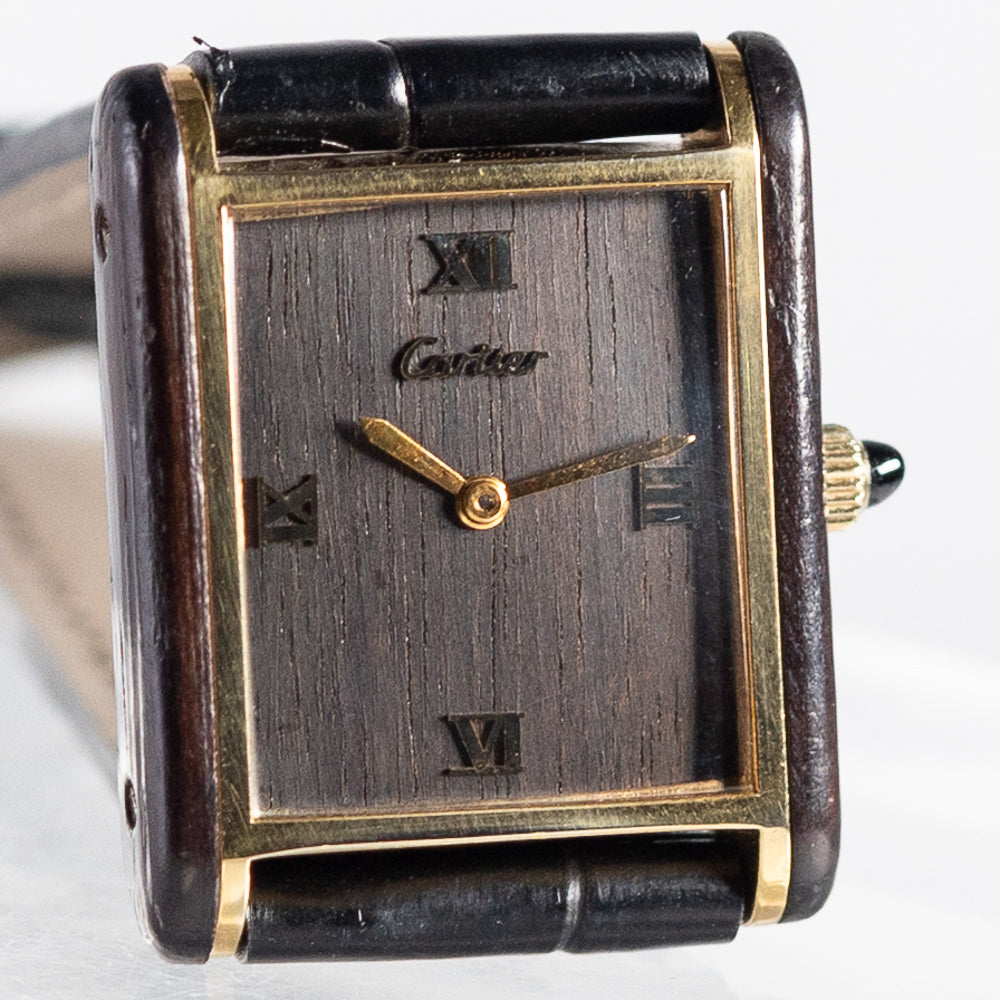 CARTIER LM Tank Organic Wood Ref.20611 1975 ~ 1976