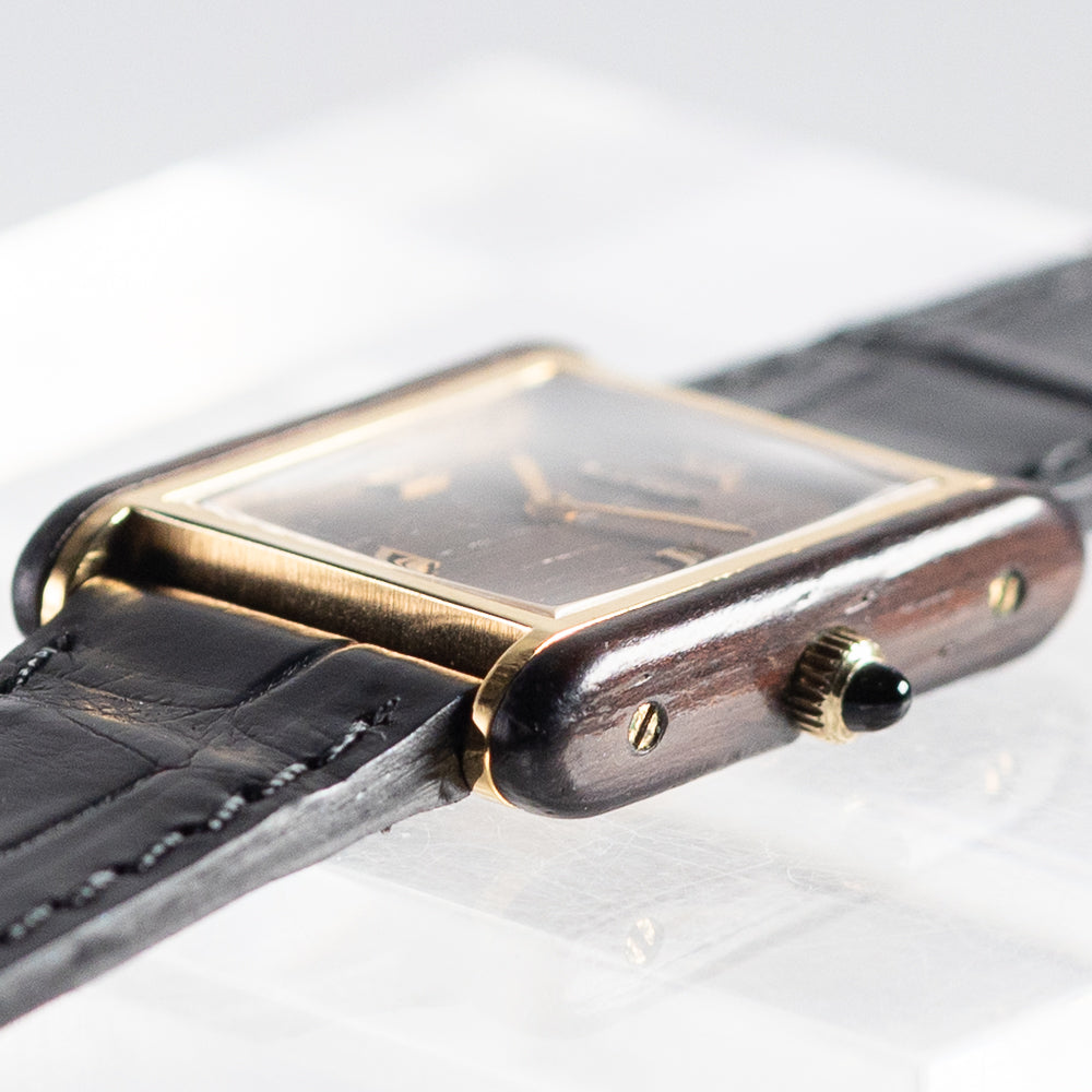 CARTIER LM Tank Organic Wood Ref.20611 1975 ~ 1976
