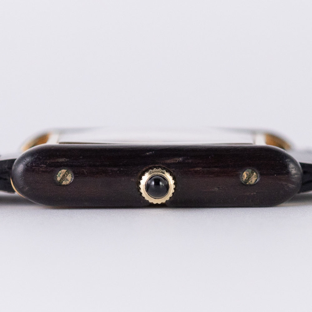 CARTIER LM Tank Organic Wood Ref.20611 1975 ~ 1976