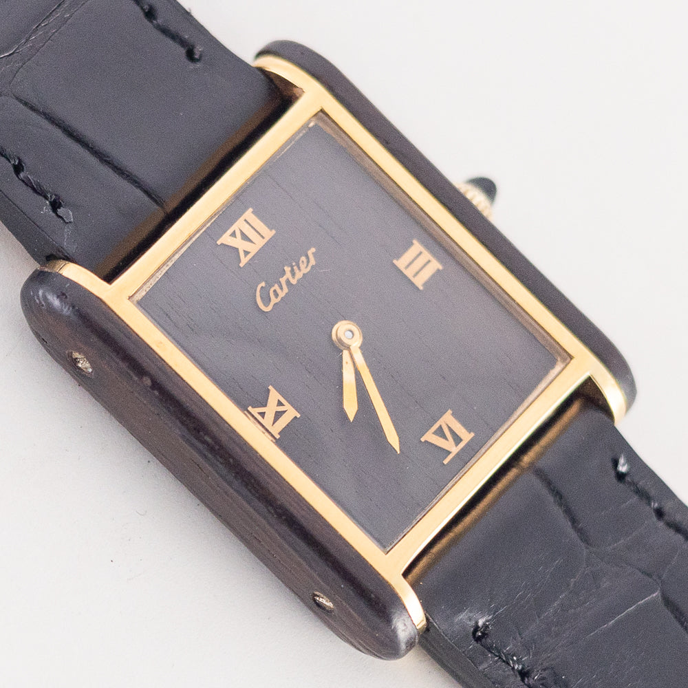 CARTIER LM Tank Organic Wood Ref.20611 1975 ~ 1976