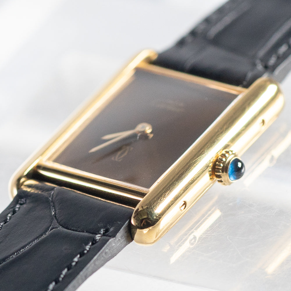 CARTIER LM MUST DE TANK Tortoiseshell - Like  BOX