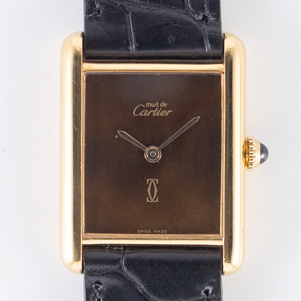 CARTIER LM MUST DE TANK Tortoiseshell - Like  BOX