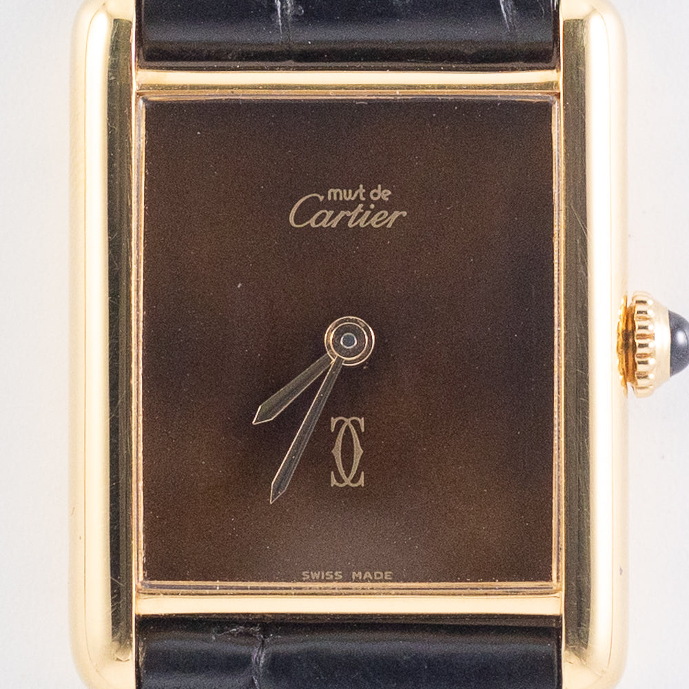 CARTIER LM MUST DE TANK Tortoiseshell - Like  BOX